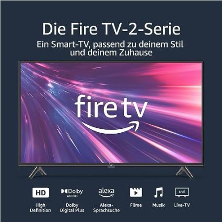 Amazon Fire TV-2-Serie HD-Smart-TV mit 40 Zoll (102 cm), 1080p