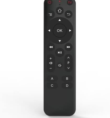 ZUMKUNM Intelligente Ersatz-Fernbedienung kompatibel mit Fire TV Stick Fire TV 4K Fire TV Cube mit TV-Steuerung Infrarot-Lernprogramm (keine Sprachfunktion)