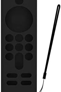 AMZLORD Fernbedienung, Anti-Rutsch-Hülle for Amazon Fire TV Stick 3. Generation, Schwarz