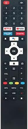 Replacement Universal Ersatz Sprachfernbedienung Control Passend für KARBONN DYON Smart 32 AD-2 Sharp ECOSTAR Challenge TV