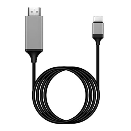 HDMI Kabel USB C auf HDMI 4K,2M USB C Adapter Kabel Compatibile da Thunderbolt 3/4 a HDMI per MacBook Pro,Micro 950/950XL,Dell XPS13,Huawei P30/Mate 20,Xiaomi Air12.5,Samsung S10 usw.