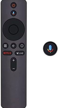 Xiaomi Fernbedienung Ersatzfernbedienung mit Bluetooth und Sprachsteuerung für Mi Box S und Mi TV Stick/Box 4S 4K kompatibel mit Bluetooth-Sprachfernbedienung XMRM-006/00A