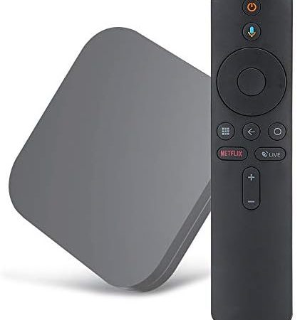 Nicoone Ersatz-Bluetooth-Sprachfernbedienung, passend für Xiaomi Mi Box S TV (Bitte bestätigen Sie, ob Ihr Gerät die Bluetooth-Sprachfernbedienung unterstützt)