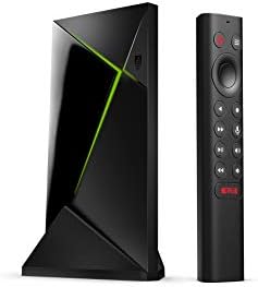 NVIDIA SHIELD Android TV Pro Multimedia Player; 4K HDR Filme, Live Sport, Dolby Vision-Atmos, KI-unterstützte Video-Hochskalierung, GeForce NOW Cloud Gaming, Google Assistant integriert