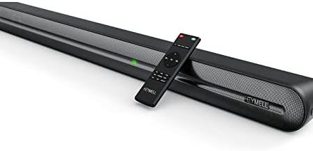 Heymell 150W Soundbar für TV Geräte,TV Soundbar Klare Sound ohne Rauschen, TV Lautsprecher Mit 6 Lautsprechern, 3D Surround Lautsprecher für TV, Bluetooth Soundbar HDMI ARC Optisch AUX.