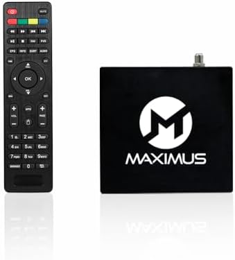 Maximus 5.0 - TV Receiver WLAN Box mit HDMI und Fernbedienung, 4K, HDTV, DVB-S/S2, USB 3.0, Full HD 1080p, Astra