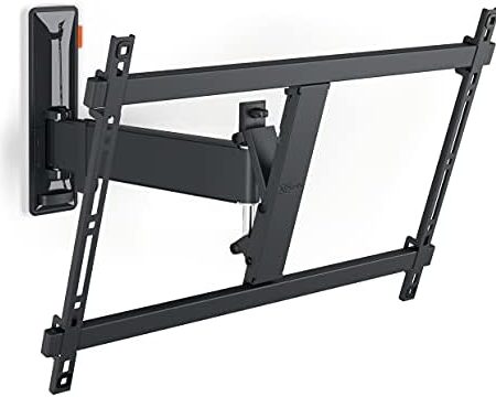 Vogel's Comfort TVM 3625 Schwenkbare TV-Wandhalterung für 40-77 Zoll Fernseher, Max. 35 kg, Schwenkbar bis zu 120°, Full-Motion TV Halterung max. VESA 600x400, Universelle Kompatibilität