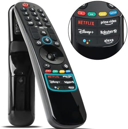 AKB76039901 MR22GA Magic Fernbedienung für LG Magic Remote, Smart Voice TV-Fernbedienung Ersatz für LG Fernbedienung für TV 2021 2022, Kompatibel mit LG TV Magic Remote, mit Shortcut-Tasten