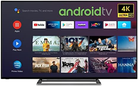 Toshiba 65UA3D63DG 65 Zoll Fernseher/Android TV (4K Ultra HD, HDR Dolby Vision, Smart TV, Chromecast Built in, Triple-Tuner) [2023]