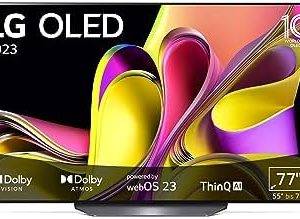 LG OLED77B39LA TV 195 cm (77 Zoll) OLED Fernseher (Dolby Atmos, Filmmaker Mode, 120 Hz) [Modelljahr 2023]