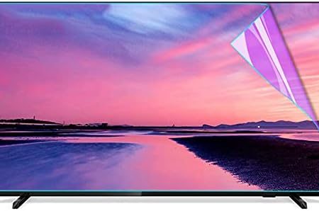 Kunyun 32–75 Zoll TV-Displayschutzfolie, Anti-Blaulicht-TV-Folie – Anti-UV-Displayschutzfilter für Sharp, Sony, Samsung, Hisense, LG usw, 65 Zoll (1429 x 804 mm)