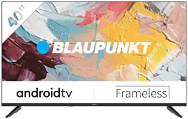 Blaupunkt BA40F4382QEB Android TV 101 cm (40 Zoll) HD Fernseher (Smart TV, Chromecast, Triple Tuner), Schwarz