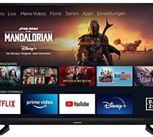 Grundig TRD000 Vision 7 - Fire TV (55 VAE 70) 139 cm (55 Zoll) Fernseher (Ultra HD, Alexa-Sprachsteuerung, HDR) [Modelljahr 2020], Schwarz