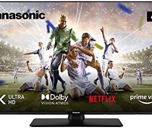 Panasonic TX-43MX600E, 43 Zoll 4K Ultra HD LED Smart , High Dynamic Range (HDR), Linux TV, Dolby Atmos & Dolby Vision, Google Assistant & Amazon Alexa Unterstützung, Bluetooth, Schwarz