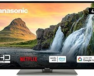 Panasonic TX-40MS360E, 40 Zoll Full HD LED Smart TV, High Dynamic Range (HDR), Linux TV, Google Assistant & Amazon Alexa Unterstützung, USB Media Player, Hotel Modus, optionale Wandmontage, Schwarz