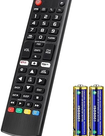 Universal Fernbedienung für LG Smart TV LCD LED 3D HDTV AKB75095308 AKB75095307 AKB73715601 Kompatibel Allen für LG Fernbedienung