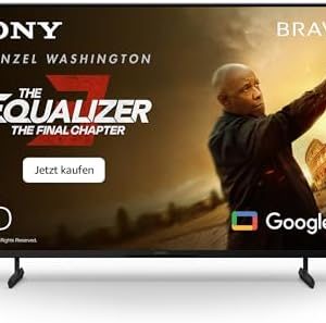 Sony BRAVIA, KD-43X80L, 43 Zoll Fernseher, LED, 4K HDR, Google TV, Smart TV, Works with Alexa, BRAVIA CORE, TRILUMINOS PRO, HDMI 2.1, Gaming-Menü mit ALLM