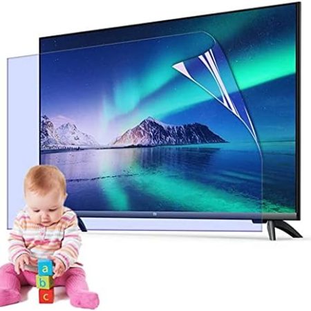 Kunyun 32"-75" Blendschutz-Mattfilter für Sharp, Sony, Samsung, Hisense, LG TCL usw. OLED LED LCD QLED 4K TV Displayschutzfolie PS5 Zubehör, 75" 1682 * 966