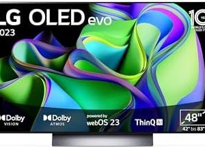 LG OLED48C37LA TV 121 cm (48 Zoll) OLED evo Fernseher (Smart TV, Filmmaker Mode, 120 Hz) [Modelljahr 2023]