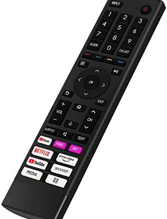 Ersetzte Fernbedienung Passend für Hisense TV ERF3N80H 70A6BG 75A6BG 85A6BG 43A6BG 43A6CG 43A6DG 43A6DGCH 43A6EG 43A6FG 43A6GG 43A6HG 43A6EGCH 43A6BGTUK 43A6CGTUK 43A6EGTUK 43A6FGTUK 50A6BG 50A6CG