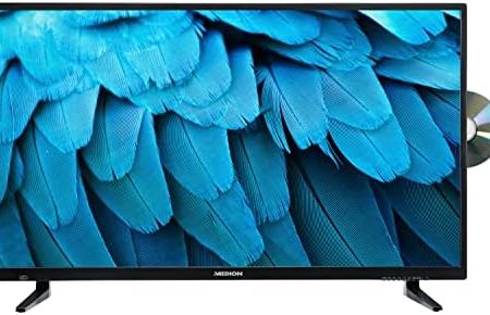 MEDION E14080 (MD 30224) 100,3 cm (40 Zoll) Full HD Fernseher (integrierter DVD-Player, Triple Tuner Receiver DVB-T2 DVB-C DVB-S2, 2 x HDMI, VGA, USB, Mediaplayer, CI+)