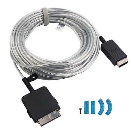 VG-SOCR15/ZA 15 m One Connect-Kabel, kompatibel mit Samsung TV QN43-85 Zoll LS03BA LS03AA LS03TA LS03RA LS03CA Q90RA QLED 8K 4K The Frame TVs Kabel