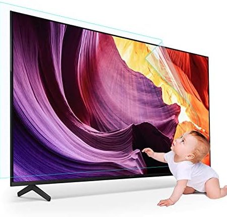 Kunyun 43-75 Zoll mattierter, blendfreier TV-Displayschutz, Anti-Blaulicht-Schutz vor Strahlung, Schutzaugen für TCL, Sharp, Sony, Samsung, Toshiba, Hisense, LG / 65 Zoll 1429 x 804 mm