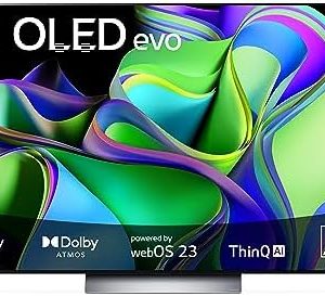 LG OLED77C37LA TV 195 cm (77 Zoll) OLED evo Fernseher (Smart TV, Brightness Booster, 120 Hz) [Modelljahr 2023]