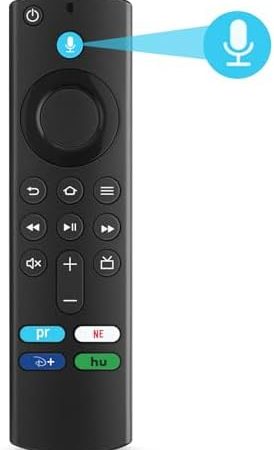 L5B83G (3. Generation) Ersatz-Fernbedienung mit Sprachfunktion, passend für Fire Smart TV Stick (2. Generation, 3. Generation, Lite, 4K), passend für Fire Smart TV Cube (1. Generation und 2.