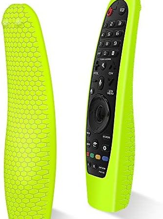 Silikon Hülle Schutzhülle für LG Magic Remote Fernbedienung AN-MR19BA/ AN-MR20GA/ AN-MR18BA Fernbedienungen TV Remote Control Cover Case Anti-Rutsch Stoßfest für LG Fernbedienung (Gelb)