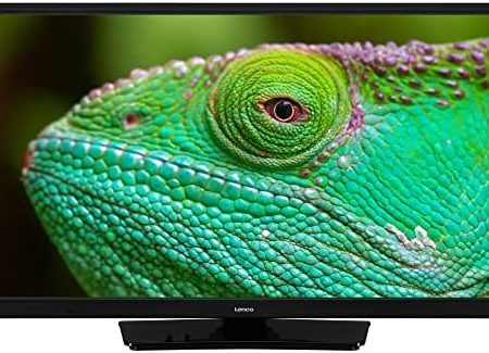 Lenco DVL-2483 24-Zoll Smart TV Full HD - Fernseher mit integriertem DVD-Player - 12 V Kfz- Adapter - Netflix, YouTube & WLAN - Bluetooth - HDMI - Ethernet - schwarz