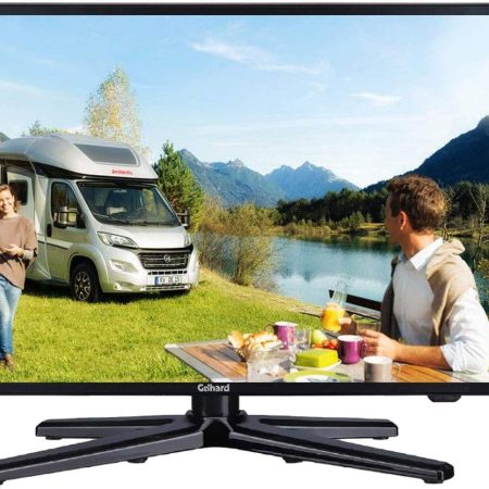 Gelhard GTV1982PBT LED Fernseher 19 Zoll TV DVD DVB-S/S2/T/T2/C 230/12/ 24 Volt