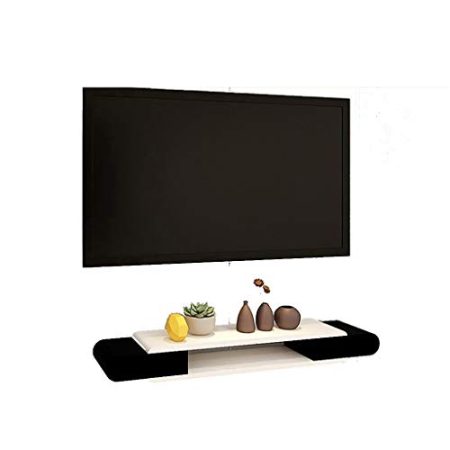 KAYEF TV-Schrank, TV-Lowboard, schwebende Regale, schwebende TV-Konsole, 43,3/51,1/59-Zoll-Medienkonsole zur Wandmontage, für TV-Zubehör, DVD-Player, WLAN-Router, TV-Box, Set-Top-Box./A-110 cm Dec