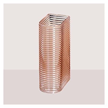 KESHUI Vasen horizontale Streifen Glas hydroponics Art vase Dekoration zubehör n Living Room Tisch Dekoration Blume (Color : 5)