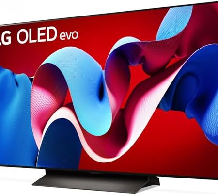 LG OLED48C44LA Smart TV Fernseher, 48 Zoll (121,9 cm) 4K Bildschirm, DVB-T2, HEVC, OLED