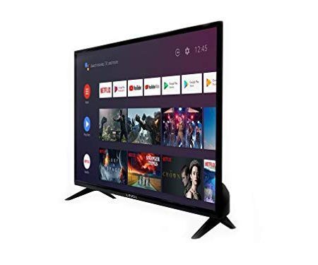 LEVEL Fernseher HDA9032 Android TV™ 32 Zoll 81cm (HD LED 32" Smart TV, Triple Tuner, Android TV 9.0 Pie, Google Assistant, Google Play, Prime Video und Netflix) Wi-Fi