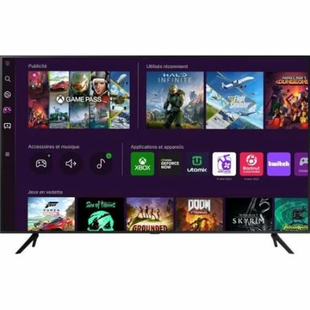 LED-Fernseher SAMSUNG 43AU7020 43 Zoll (108 cm) Crystal UHD 4K 3840 x 2160 HDR Smart TV Gaming HUB 3 x HDMI