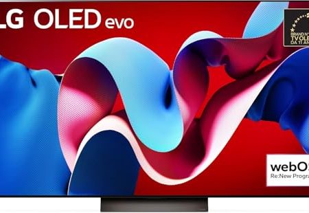 LG OLED evo 65 Zoll, Serie C4 2024, OLED65C41, Smart TV 4K, α9 Prozessor, Helligkeit Booster, 40W, Dolby Vision, 4 HDMI 2.1 4K@144Hz, GSync, VRR, Alexa, ThinQ AI,