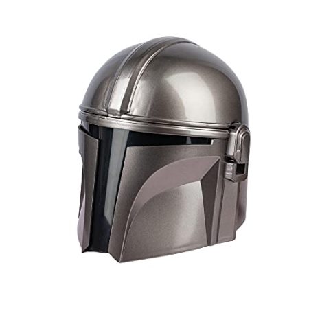 Karc Herren Helm Deluxe Mandalorian Helm Harz Ganzkopf Maske für Männer Halloween Cosplay Kostüm Zubehör