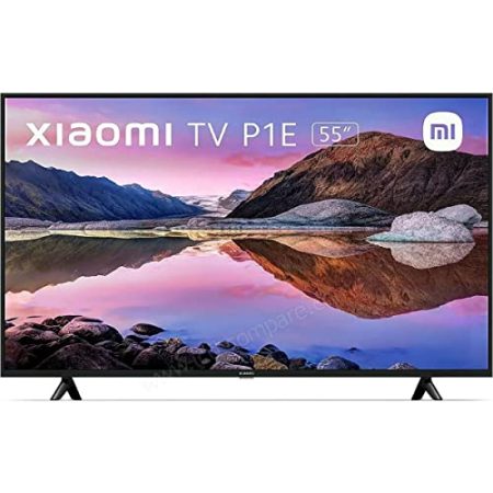 Xiaomi Smart TV P1E 55 Zoll (UHD, HDR 10, Triple Tuner, Android, Prime Video,Netflix,google assistant, bluetooth, HDMI, USB) [Modell 2021]