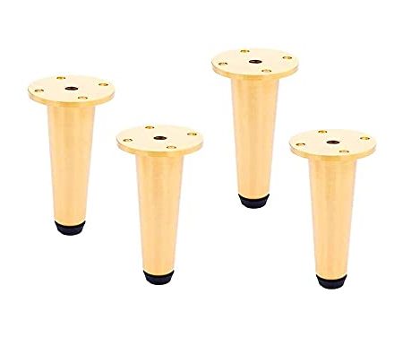 ZZYE Möbelfüße Metallersatzfüße X4,Beine für Möbel,TV-Kabinett/Schrankhalterung,Möbelbeine,DIY-Hardware-Zubehör Tischfüße (Size : 130mm)