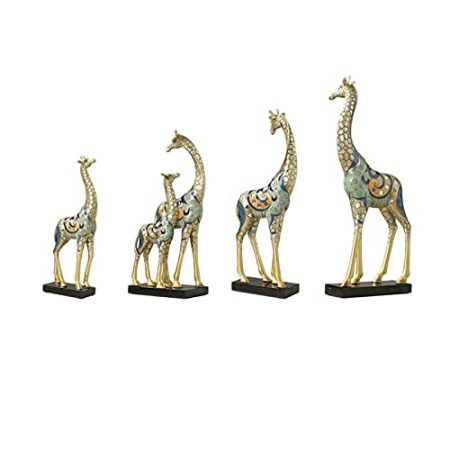 zxb-shop Inhaber Desktop Offic Decor Amerikanisch High-End Modern Giraffe Home Zubehör Wohnzimmer Weinkabinett TV Kabinett Eingang Kreative Kunst Bücherregal Desktop-Dekor (Color : F)