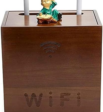 WLAN-Router-Box, Router-Regal, Router-Aufbewahrungsbox, Box, Router-Aufbewahrungsbox, Router-Halterung, Set-Top-Wandhalterung, Router-Ständer, Regalhalterung for TV-Zubehör, Router-TV-Box, Set-Top-Box