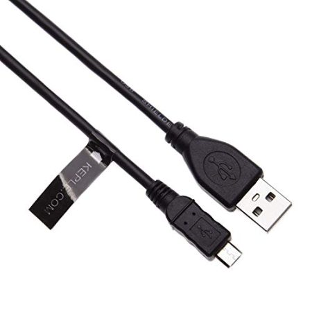0,5m Micro-USB-Kabel kompatibel mit Fire TV Stick, Amazon, Echo Dot (2. Generation), Echo Dot Kids Edition, Amazon Tap, Amazon Fire 7, Fire HD 8, Fire HD 10 (Schwarz)