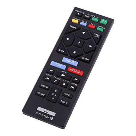 1 Stück RMT B126A-Fernbedienung, Schwarzer Ersatz-Controller für Blu-Ray. Die Kleine und Kompakte Größe Macht Dieses Weit Entfernte Manipu